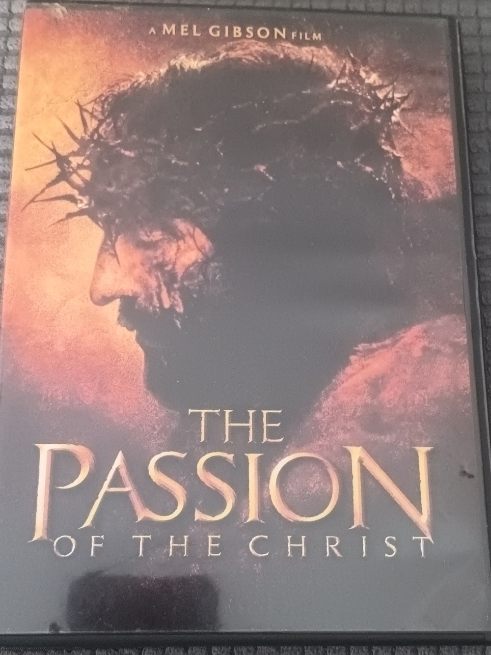 The Passion of the Christ DVD - Black and Orange Cover